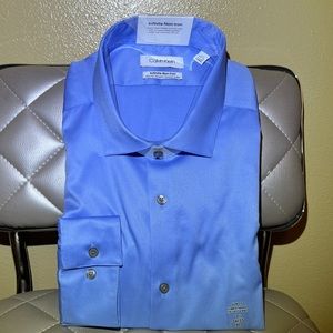 Calvin Klein blue dress shirt